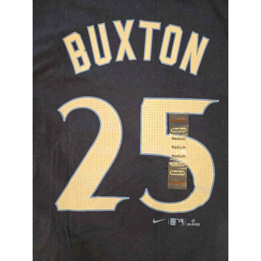 (全新現貨) Nike MLB 明尼蘇達雙城 Byron Buxton 2025 城市版 背號短T (Sz.M)-細節圖6