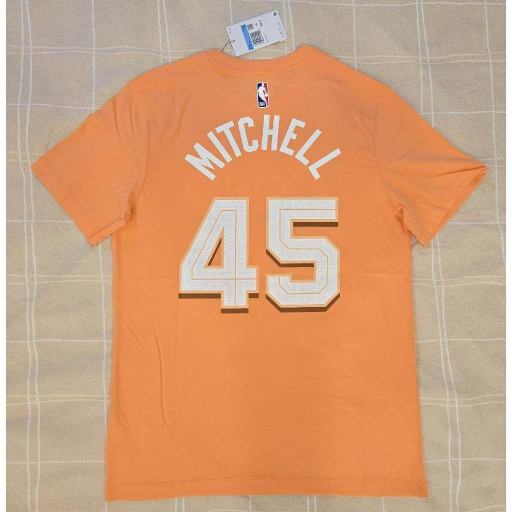 (全新現貨) Nike NBA 克里夫蘭騎士 Donovan Mitchell 25/26 城市版 背號短T (M)-細節圖2