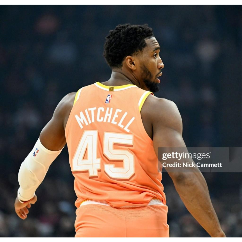 (全新現貨) Nike NBA 克里夫蘭騎士 Donovan Mitchell 25/26 城市版 背號短T (M)-細節圖4