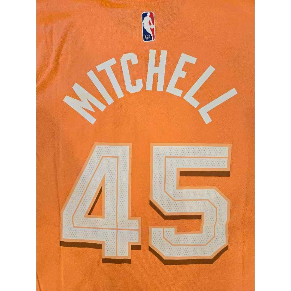 (全新現貨) Nike NBA 克里夫蘭騎士 Donovan Mitchell 25/26 城市版 背號短T (M)-細節圖6