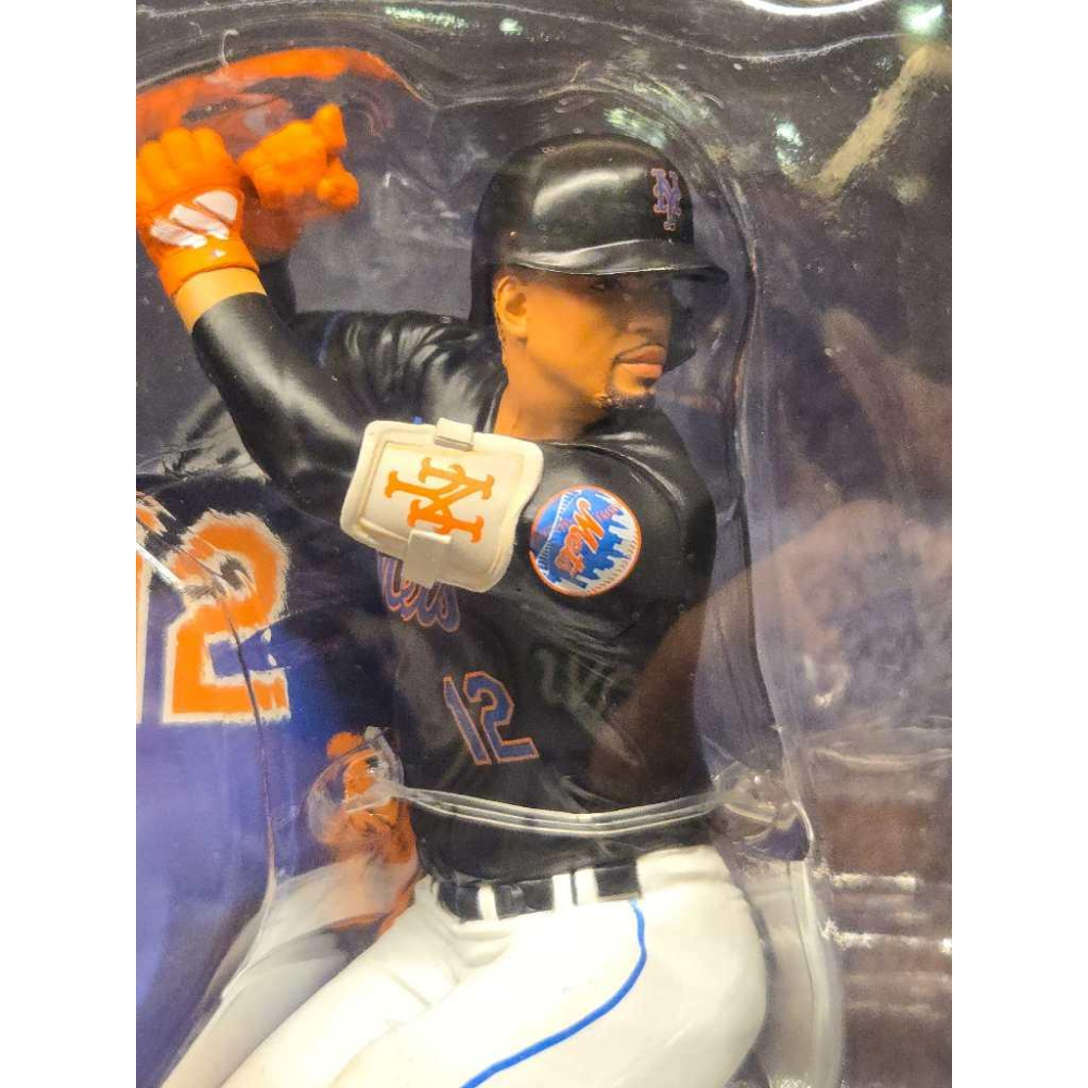 (全新現貨) 麥法蘭 MLB 2025 紐約大都會 Francisco Lindor「黑衣限定版」6 吋運動人偶-細節圖5