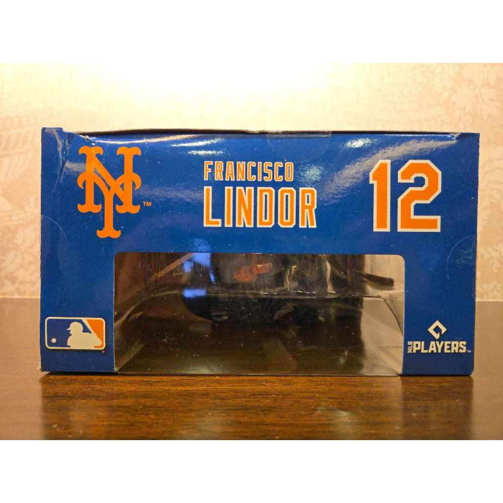 (全新現貨) 麥法蘭 MLB 2025 紐約大都會 Francisco Lindor「黑衣限定版」6 吋運動人偶-細節圖8