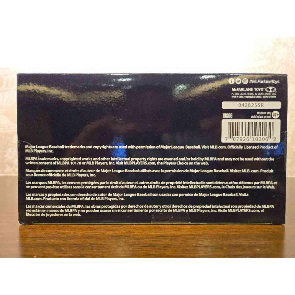(全新現貨) 麥法蘭 MLB 2025 紐約大都會 Francisco Lindor「黑衣限定版」6 吋運動人偶-細節圖9