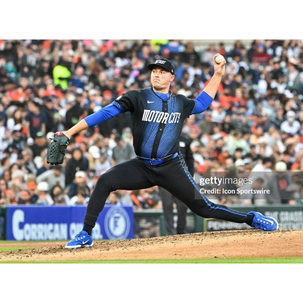 (全新現貨) Nike MLB 底特律老虎 Tarik Skubal 2025 城市版 背號短T (Sz. M)-細節圖3