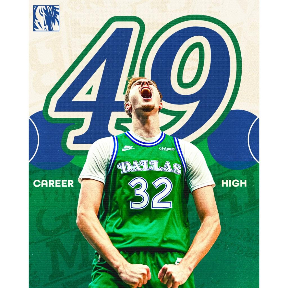 (最後一件) Nike NBA 達拉斯獨行俠 Cooper Flagg 25/26 復古版 背號短T (Sz. M)-細節圖3