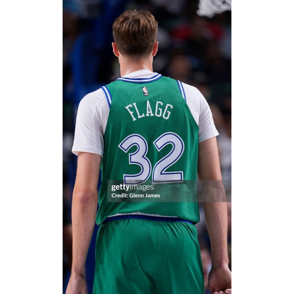 (最後一件) Nike NBA 達拉斯獨行俠 Cooper Flagg 25/26 復古版 背號短T (Sz. M)-細節圖4