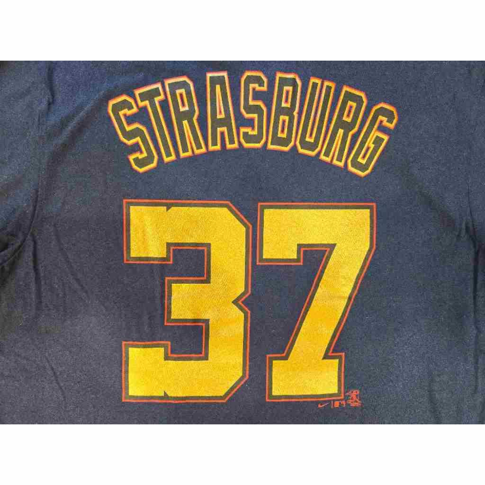 (全新現貨) Nike MLB 國民 Stephen Strasburg 2020 Gold Program 背號短T-細節圖6