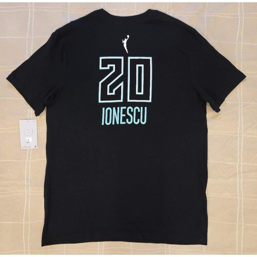 (修補特價) Nike WNBA 紐約自由 Sabrina Ionescu 2025 反抗版 背號短T (Sz. M)-細節圖2