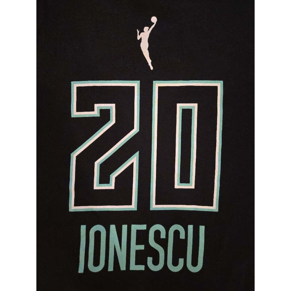 (修補特價) Nike WNBA 紐約自由 Sabrina Ionescu 2025 反抗版 背號短T (Sz. M)-細節圖6