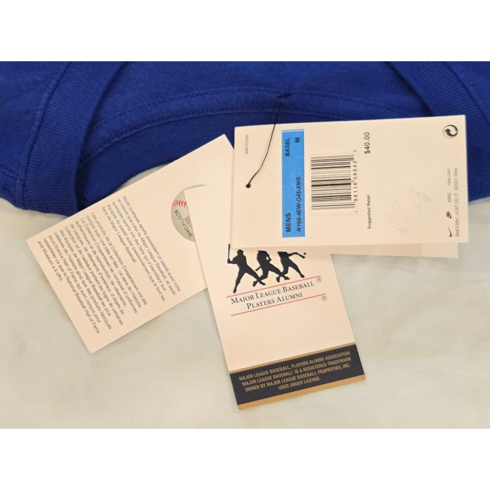 (全新現貨) Nike MLB 德州遊騎兵 Nolan Ryan「Ryan Express」紀念背號短T (Sz.M)-細節圖8