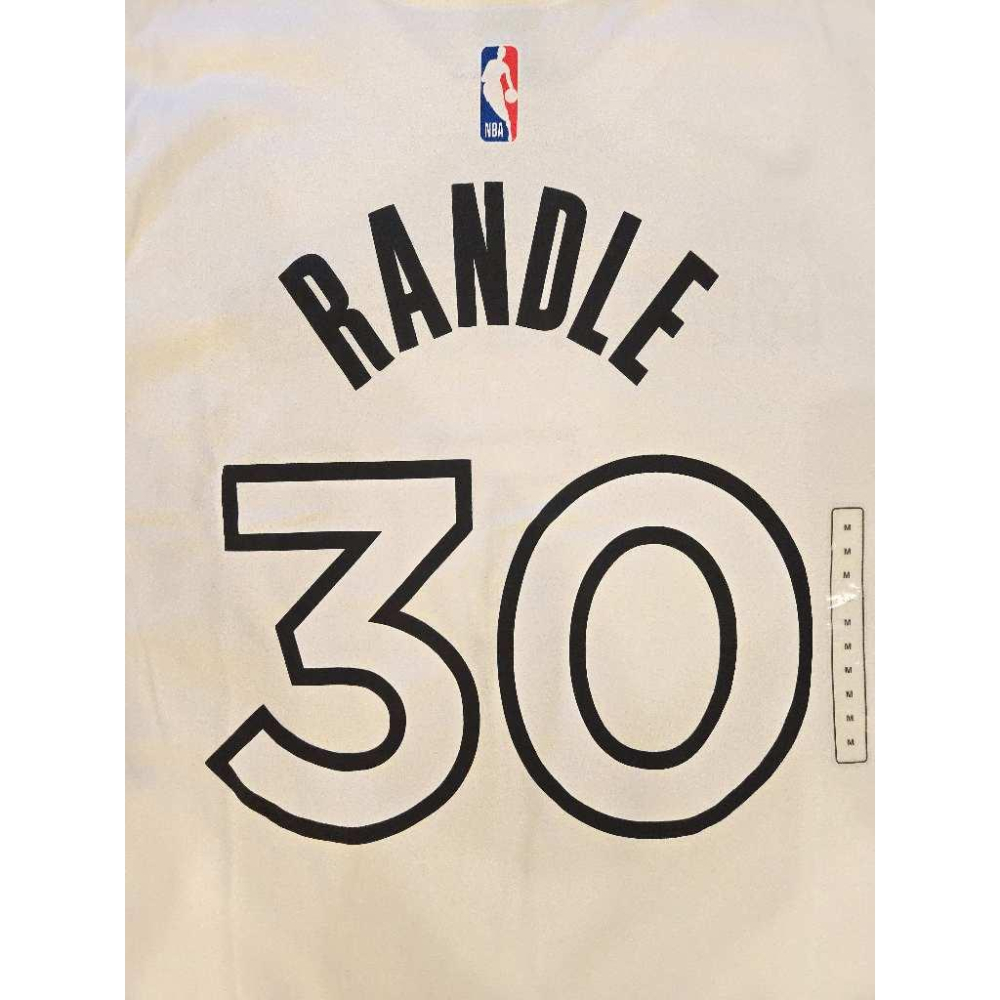(全新現貨) Nike NBA 明尼蘇達灰狼 Julius Randle 24/25 城市版 背號短T (Sz. M)-細節圖6