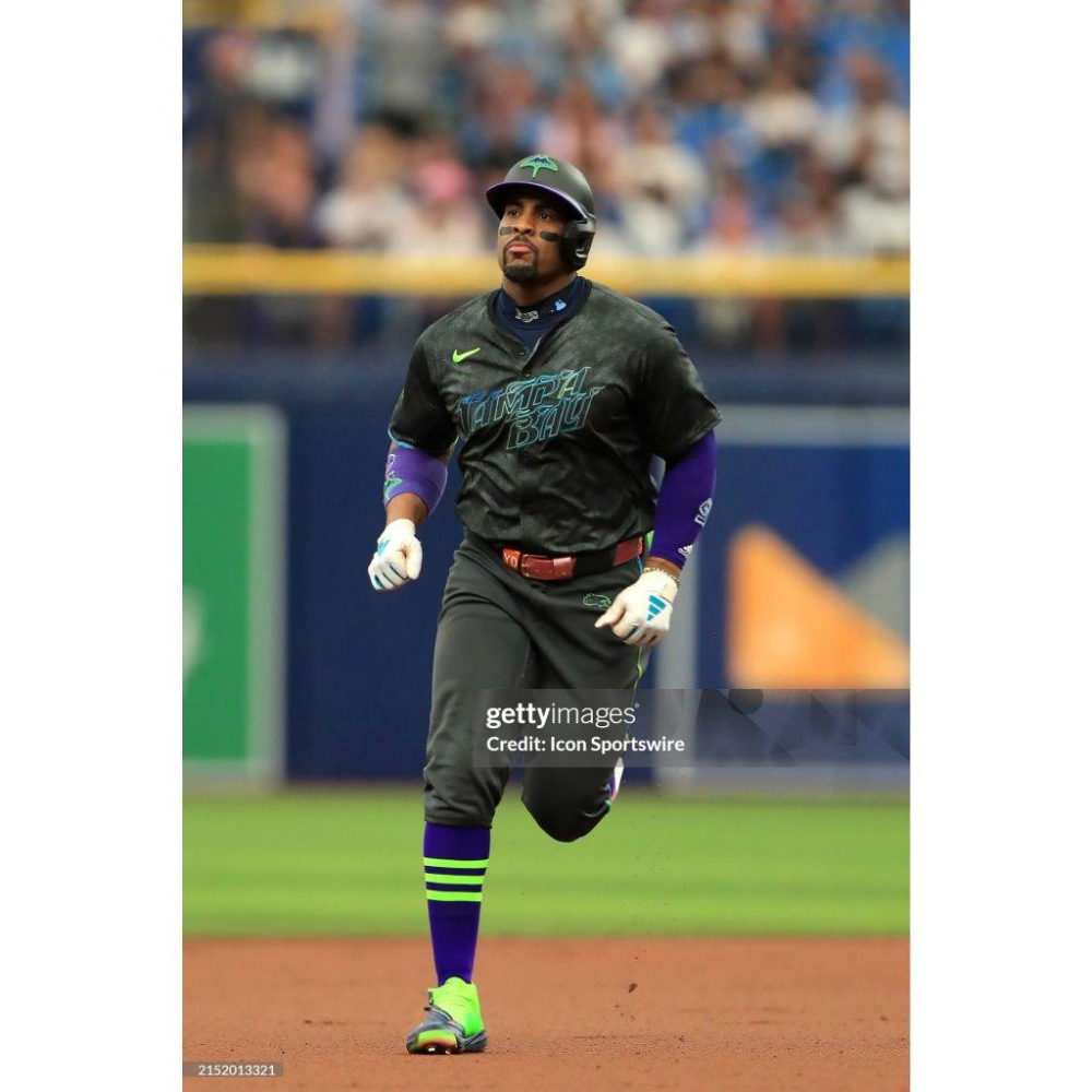 (全新現貨) Nike MLB 坦帕灣光芒 Yandy Diaz 2025 城市版 背號短T (Sz. M)-細節圖3