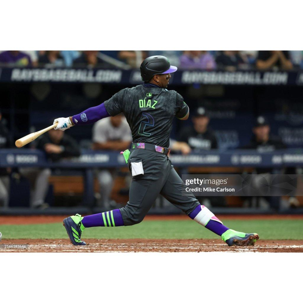 (全新現貨) Nike MLB 坦帕灣光芒 Yandy Diaz 2025 城市版 背號短T (Sz. M)-細節圖4