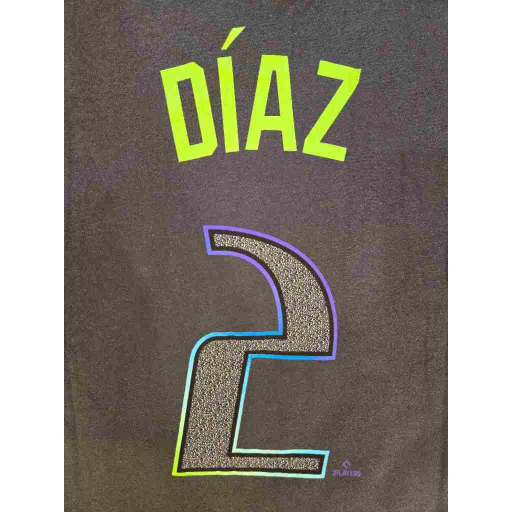 (全新現貨) Nike MLB 坦帕灣光芒 Yandy Diaz 2025 城市版 背號短T (Sz. M)-細節圖6