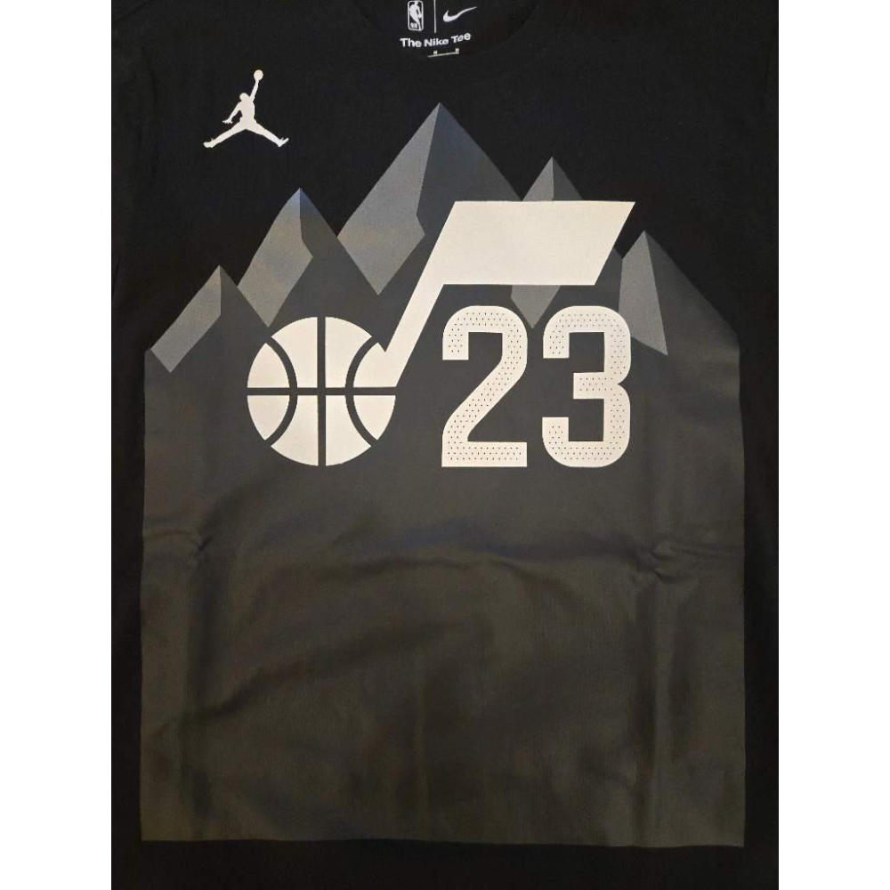 (全新現貨) Nike NBA 猶他爵士 Lauri Markkanen 25/26 宣告版 背號短T (Sz. M)-細節圖5
