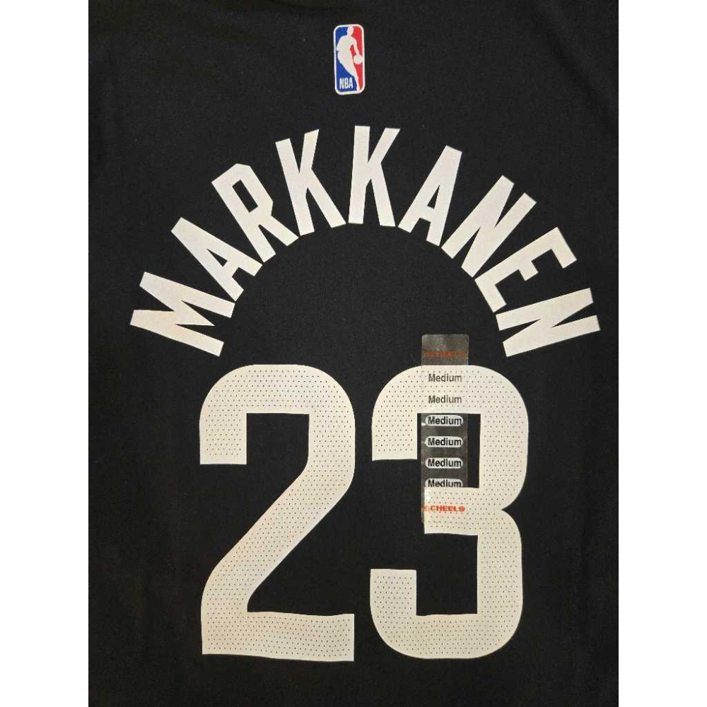 (全新現貨) Nike NBA 猶他爵士 Lauri Markkanen 25/26 宣告版 背號短T (Sz. M)-細節圖6