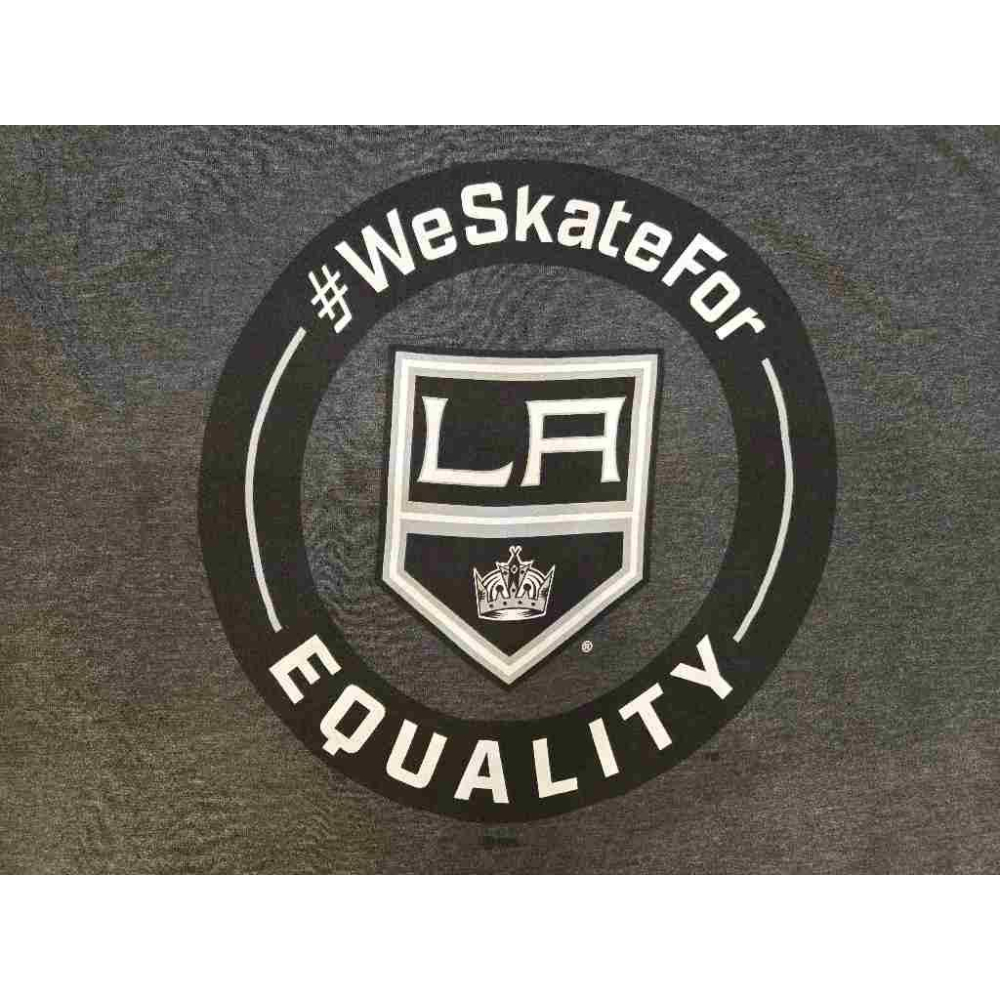 (全新現貨) Fanatics NHL 洛杉磯國王「#WE SKATE FOR EQUALITY」標語短T (Sz.M)-細節圖4