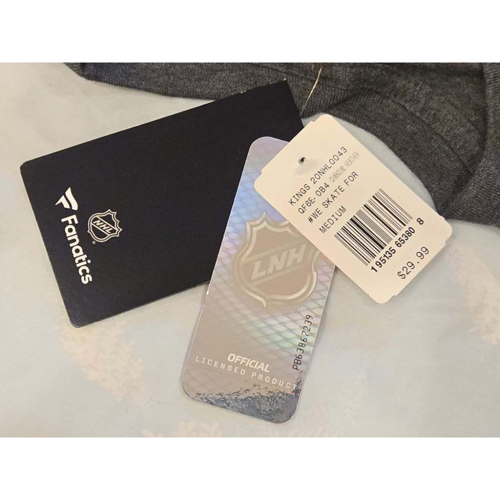 (全新現貨) Fanatics NHL 洛杉磯國王「#WE SKATE FOR EQUALITY」標語短T (Sz.M)-細節圖6