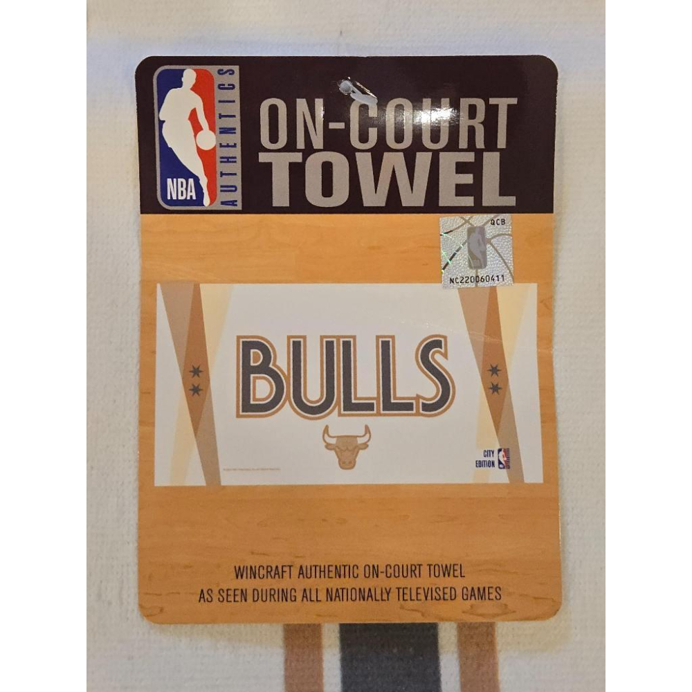 (全新現貨) WinCraft NBA 芝加哥公牛 24/25 城市版 球員用毛巾-細節圖4