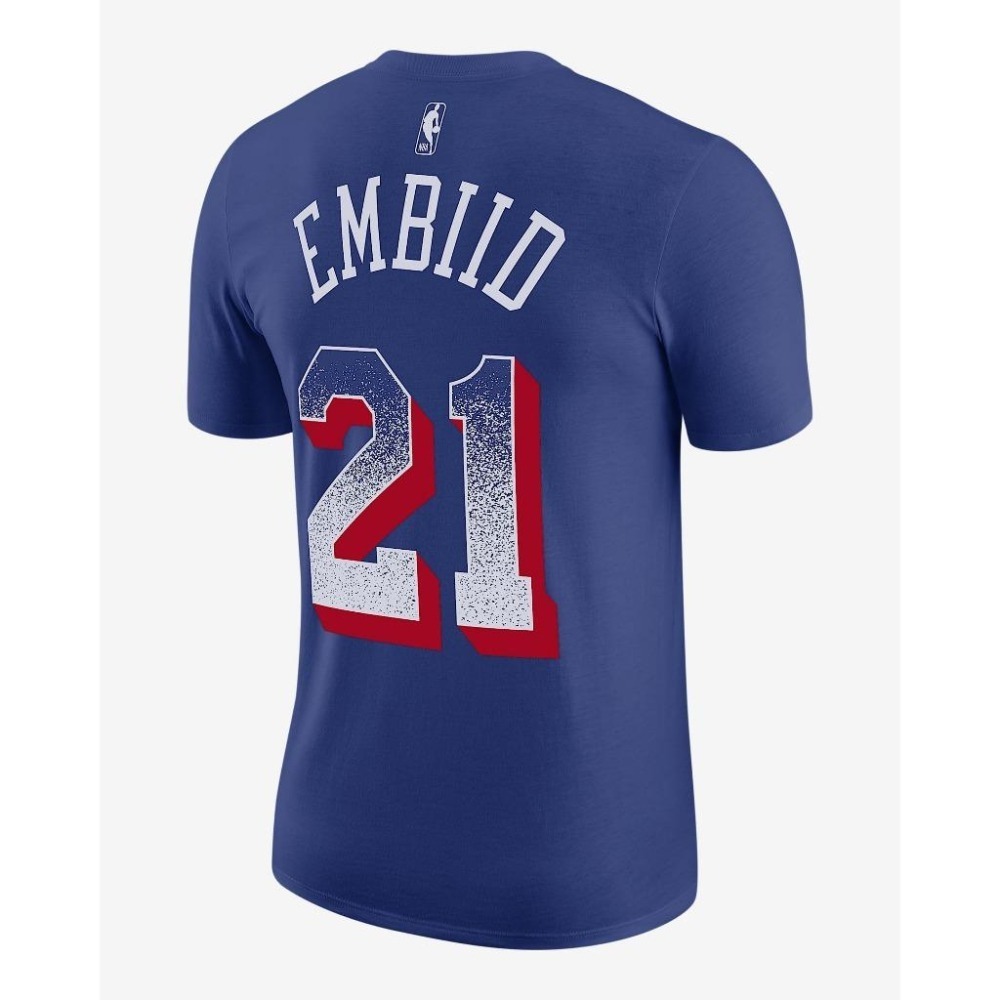 (全新特價) Nike NBA 費城七六人 Joel Embiid Select Series 背號短T (Sz. M)-細節圖4