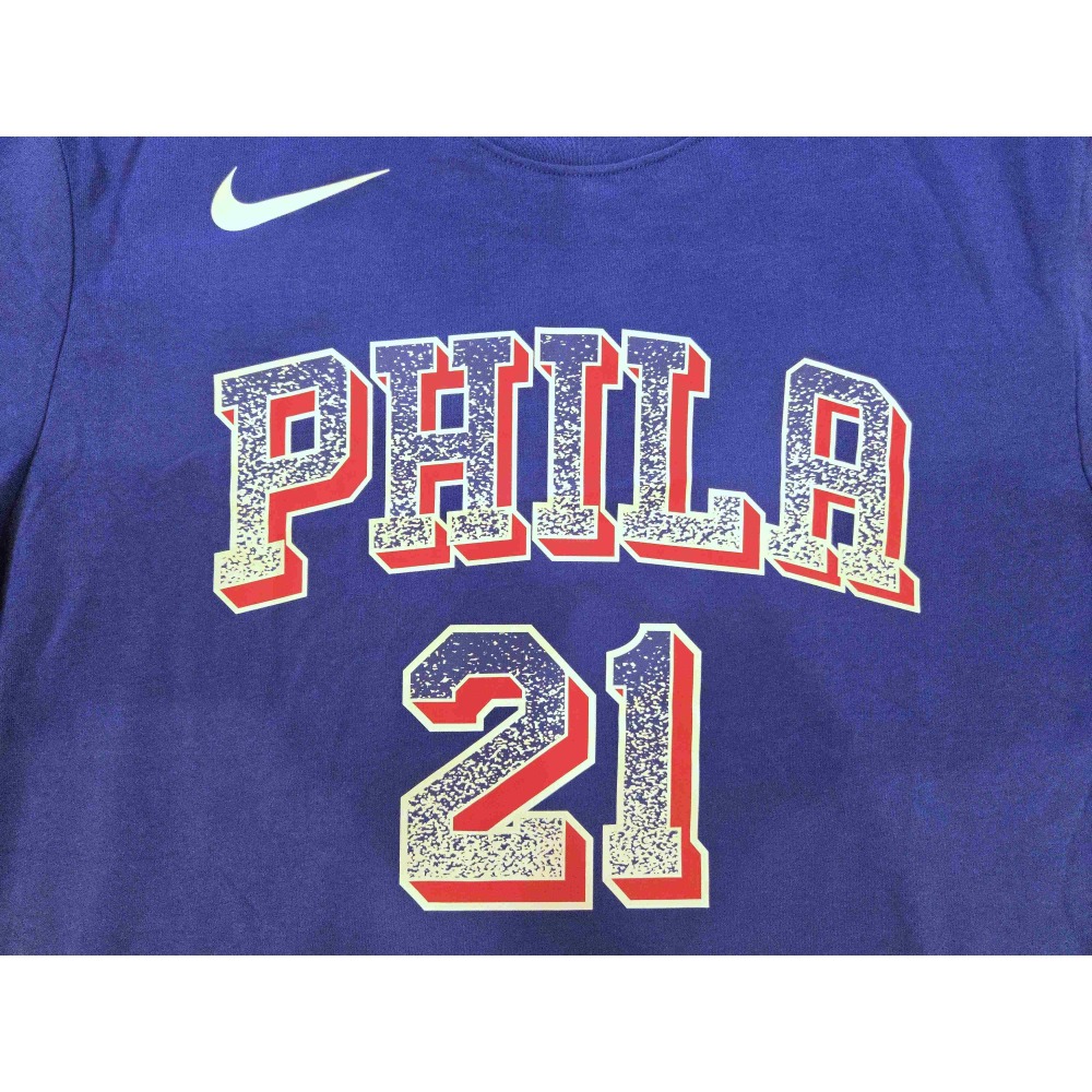 (全新特價) Nike NBA 費城七六人 Joel Embiid Select Series 背號短T (Sz. M)-細節圖5