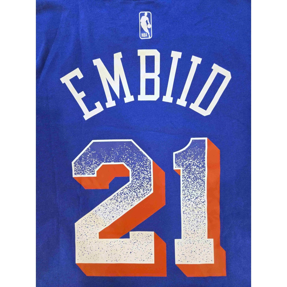 (全新特價) Nike NBA 費城七六人 Joel Embiid Select Series 背號短T (Sz. M)-細節圖6