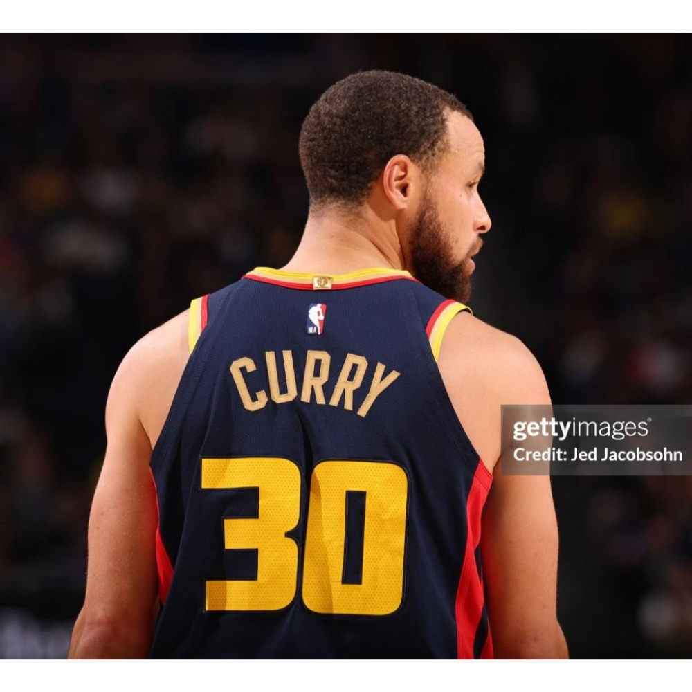 (奇蹟補貨) Nike NBA 金州勇士 Stephen Curry 24/25 城市版 背號短T (Sz. M)-細節圖4