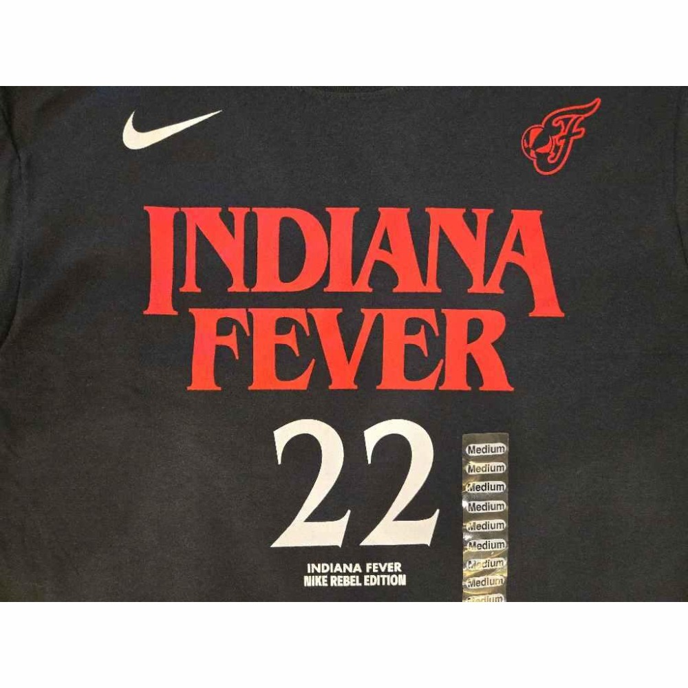 (全新現貨) Nike WNBA 印第安納狂熱 Caitlin Clark 2025 反抗版 背號短T (Sz. M)-細節圖4