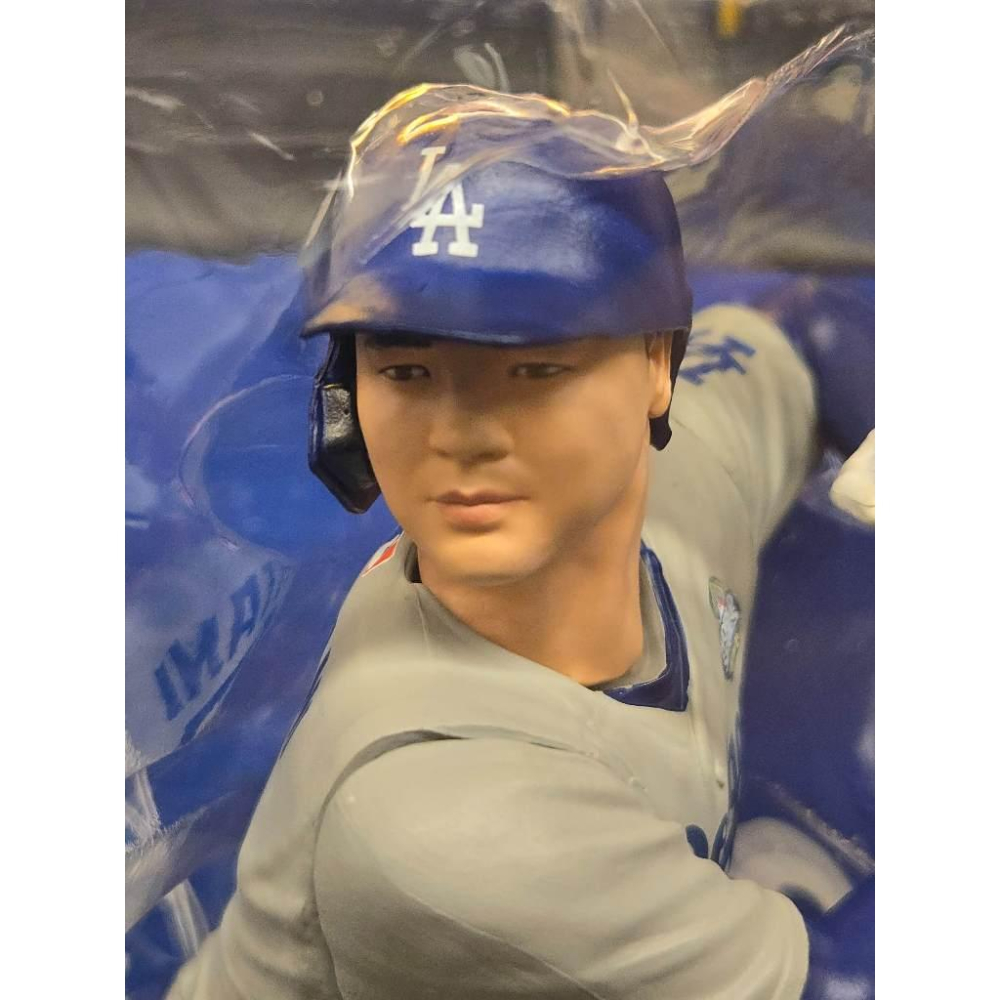 (限定版本) 麥法蘭 MLB 洛杉磯道奇 大谷翔平 Ohtani 2024 世界大賽灰衣「會場限定版」6 吋運動人偶-細節圖4
