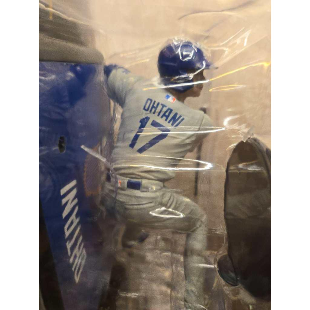 (限定版本) 麥法蘭 MLB 洛杉磯道奇 大谷翔平 Ohtani 2024 世界大賽灰衣「會場限定版」6 吋運動人偶-細節圖6