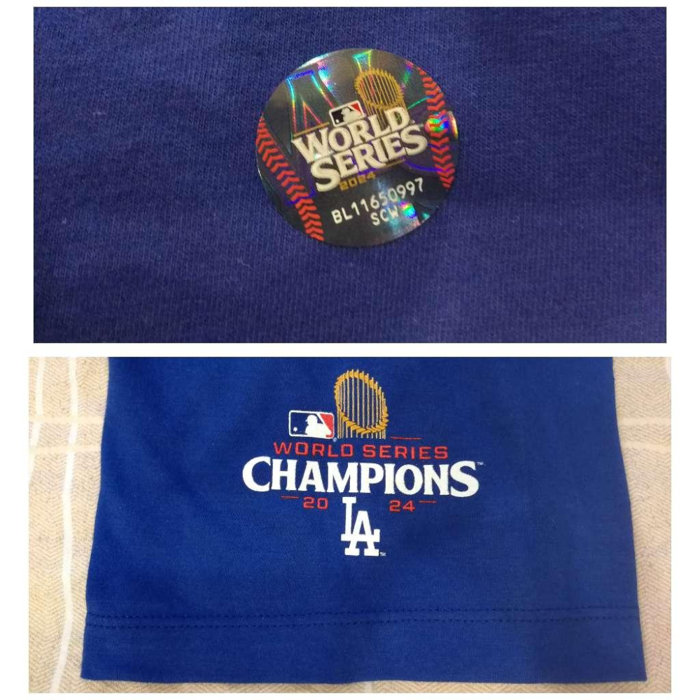 (全新特價) Nike MLB 洛杉磯道奇 Ohtani「大谷翔平」2024 世界大賽冠軍 背號短T (Sz. M)-細節圖7