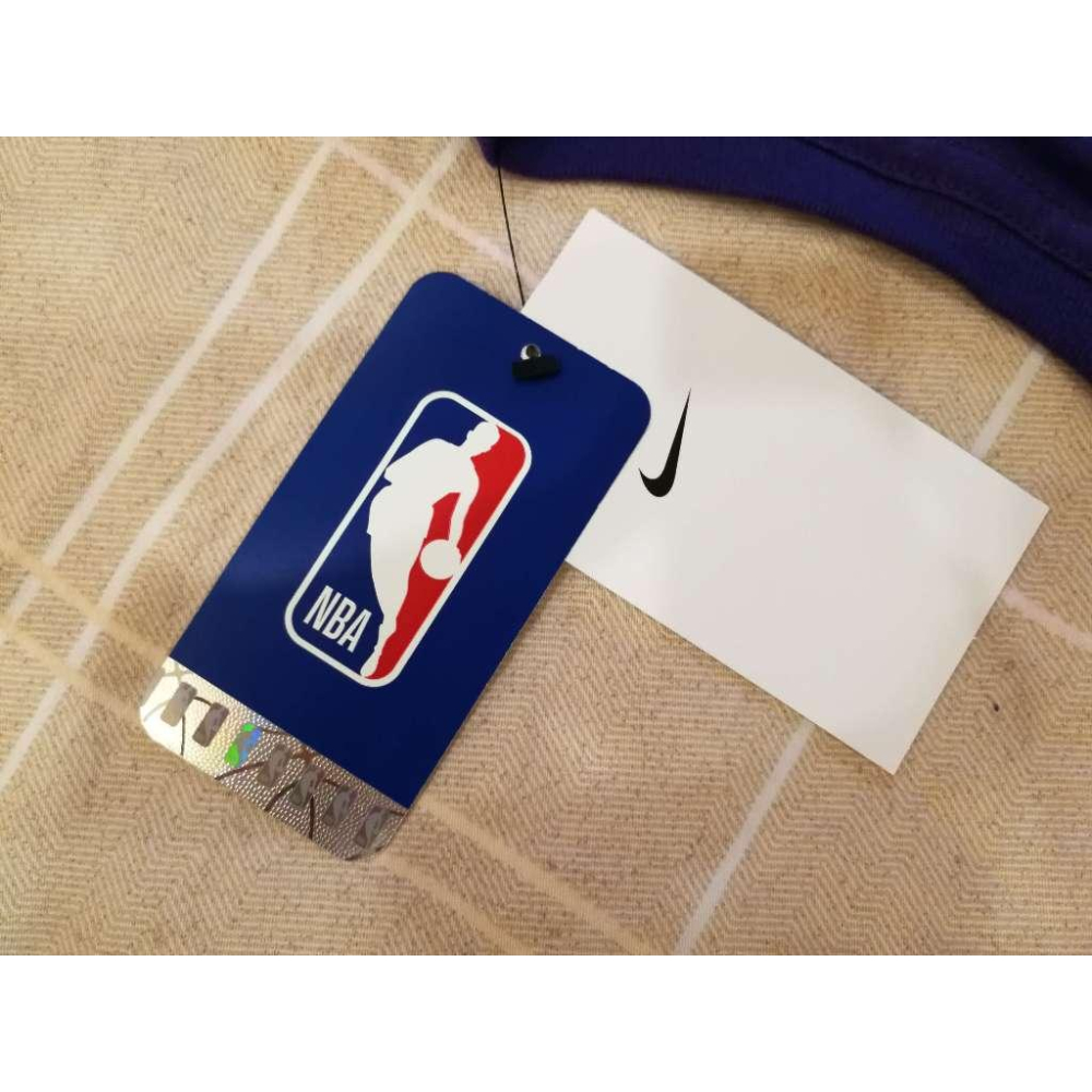 (出清特價) Nike NBA 洛杉磯湖人 Anthony Davis 21/22 城市版 背號短T (Sz. M)-細節圖8