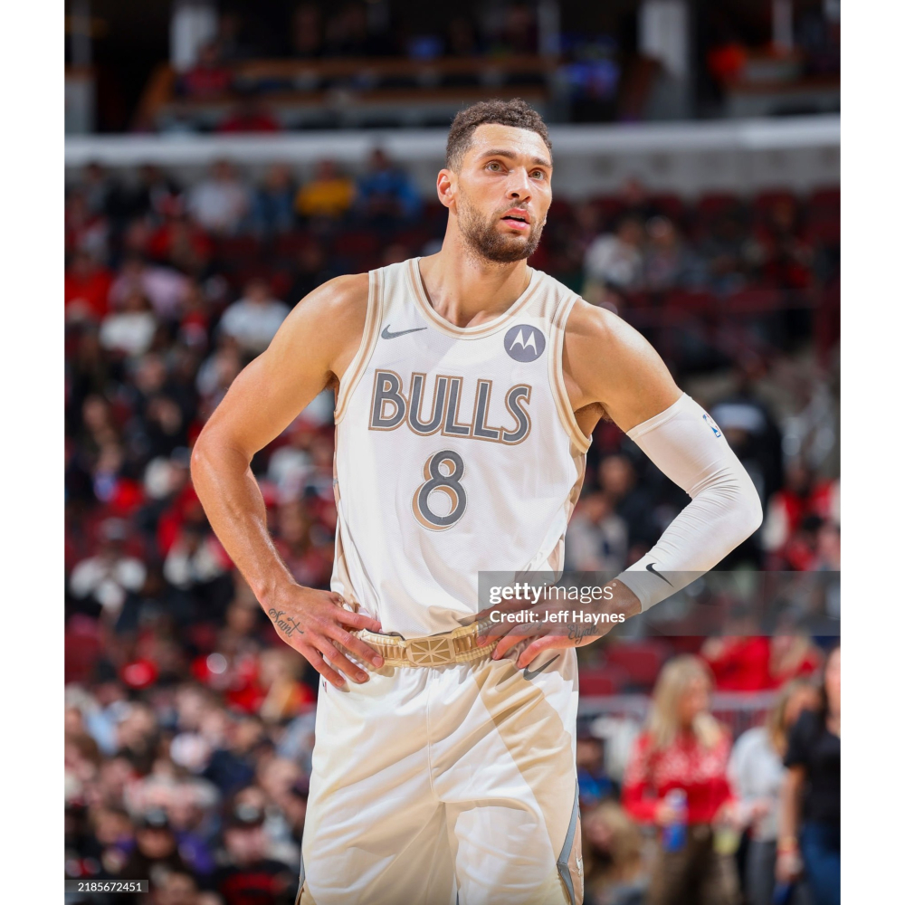 (唯一一件) Nike NBA 芝加哥公牛 Zach LaVine 24/25 城市版 背號短T (Sz. M)-細節圖3