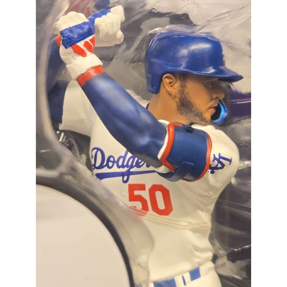 (再次到貨) 麥法蘭 MLB 2024 洛杉磯道奇 Mookie Betts「白衣普版」6吋運動人偶-細節圖5