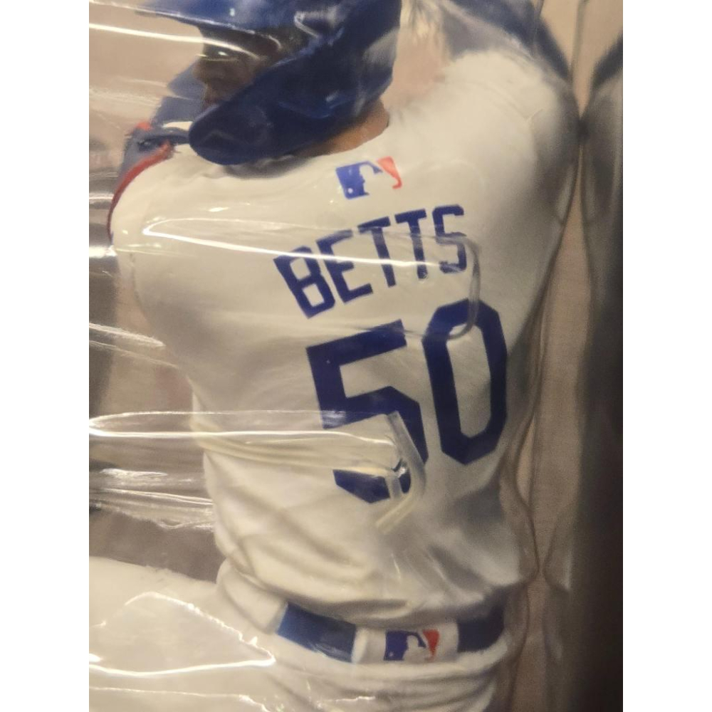 (再次到貨) 麥法蘭 MLB 2024 洛杉磯道奇 Mookie Betts「白衣普版」6吋運動人偶-細節圖6