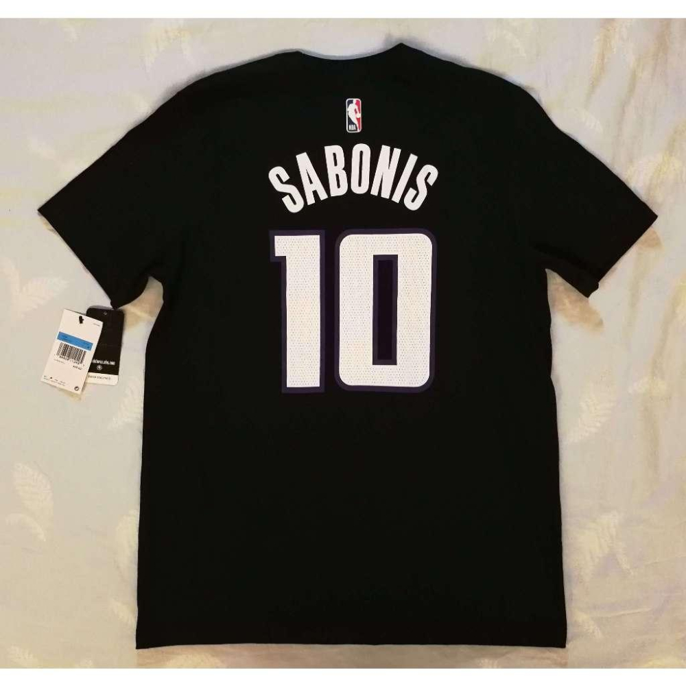 (最後一件) Nike NBA 沙加緬度國王 Domantas Sabonis 23/24 經典版 背號 T (M)-細節圖2