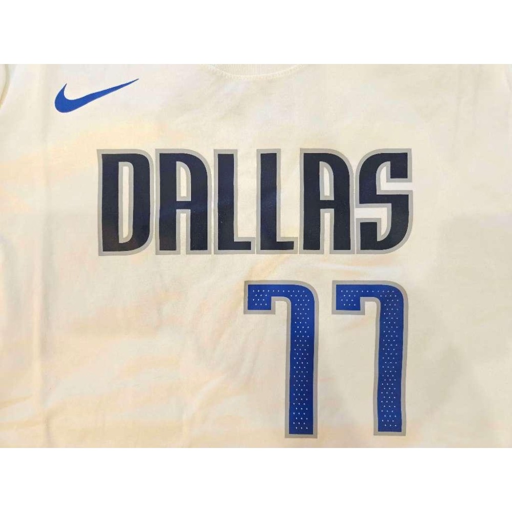 (出清特價) Nike NBA 達拉斯獨行俠 Luka Doncic 24/25 聯盟版 背號短T (Sz. M)-細節圖5