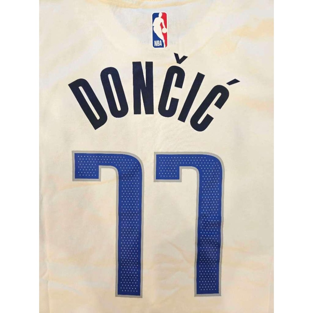 (出清特價) Nike NBA 達拉斯獨行俠 Luka Doncic 24/25 聯盟版 背號短T (Sz. M)-細節圖6