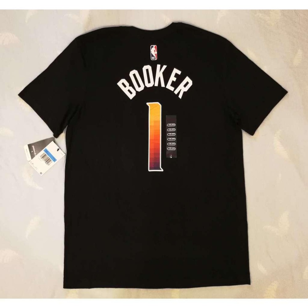 (全新特價) Nike NBA 鳳凰城太陽 Devin Booker 24/25 宣告版 背號 T (Sz. M)-細節圖2