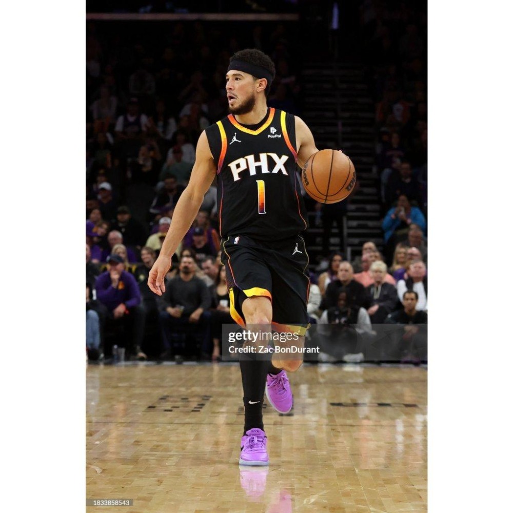 (全新特價) Nike NBA 鳳凰城太陽 Devin Booker 24/25 宣告版 背號 T (Sz. M)-細節圖3