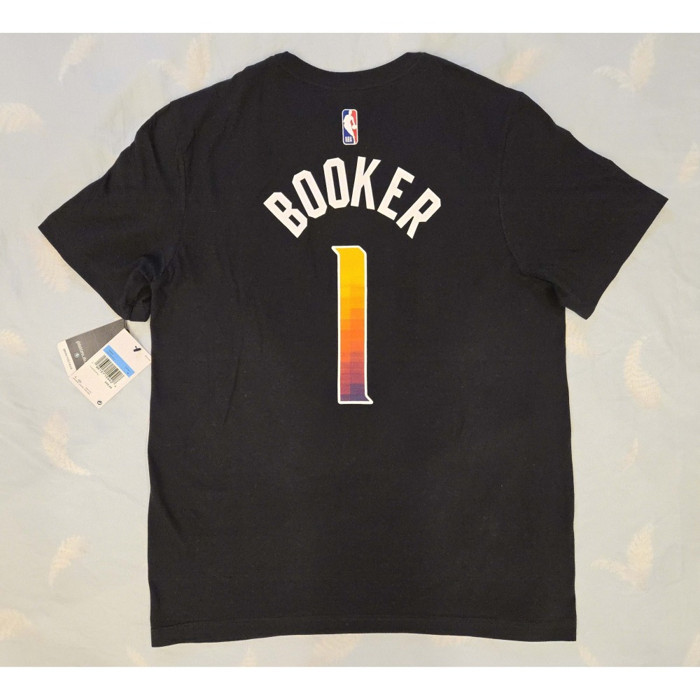 (全新特價) Nike NBA 鳳凰城太陽 Devin Booker 24/25 宣告版 背號 T (Sz. M)-細節圖2
