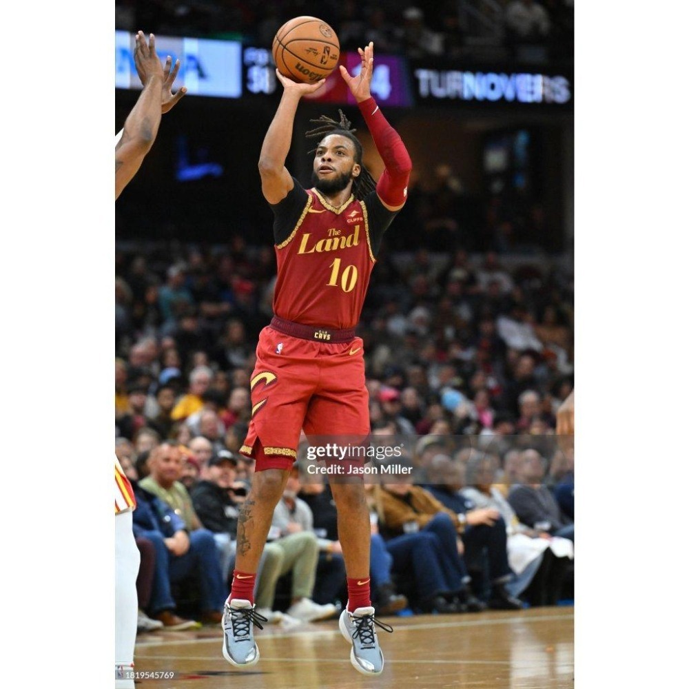 (出清特價) Nike Darius Garland 騎士 23/24 城市版 AU 球衣 (M 44，原生贊助標)-細節圖3