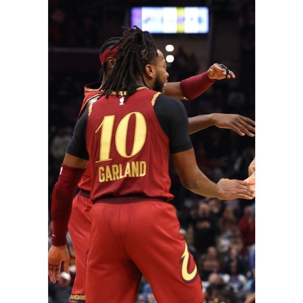 (出清特價) Nike Darius Garland 騎士 23/24 城市版 AU 球衣 (M 44，原生贊助標)-細節圖4