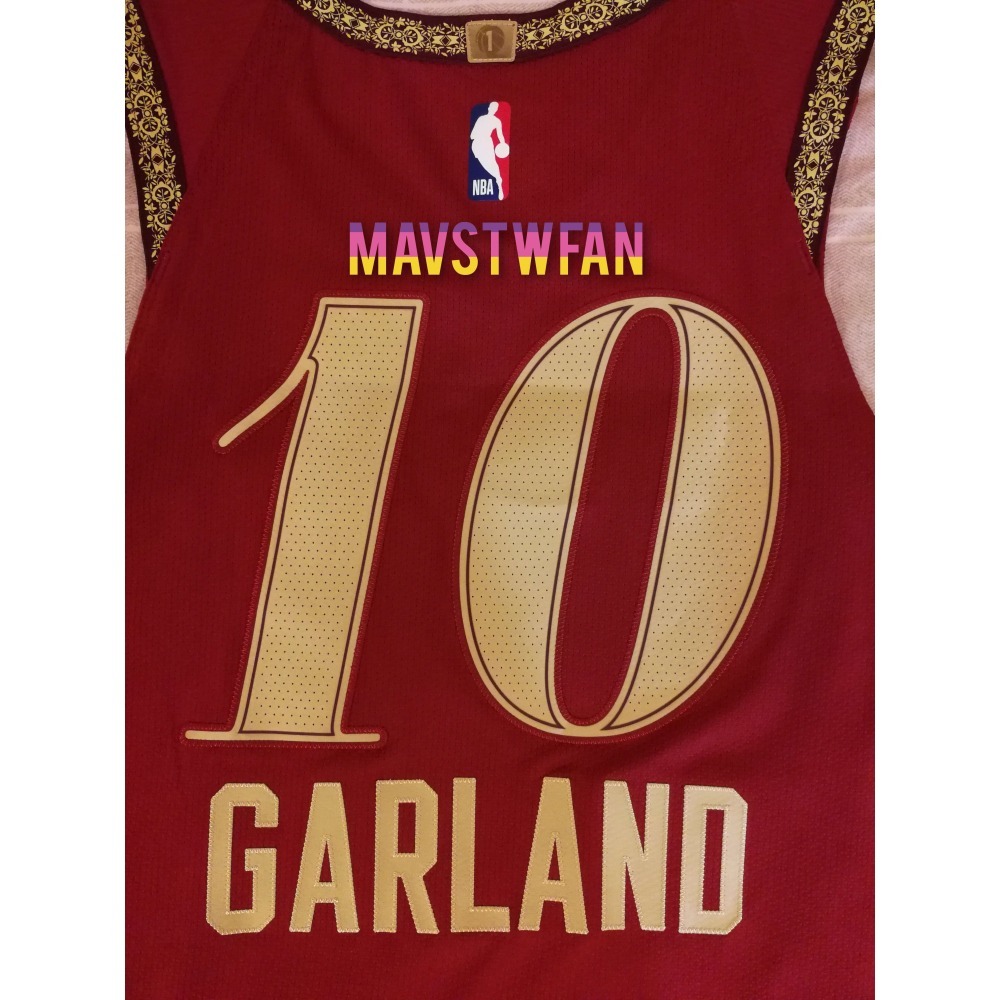 (出清特價) Nike Darius Garland 騎士 23/24 城市版 AU 球衣 (M 44，原生贊助標)-細節圖6