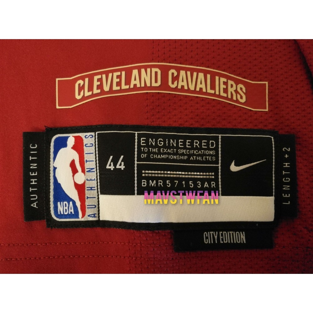 (出清特價) Nike Darius Garland 騎士 23/24 城市版 AU 球衣 (M 44，原生贊助標)-細節圖7