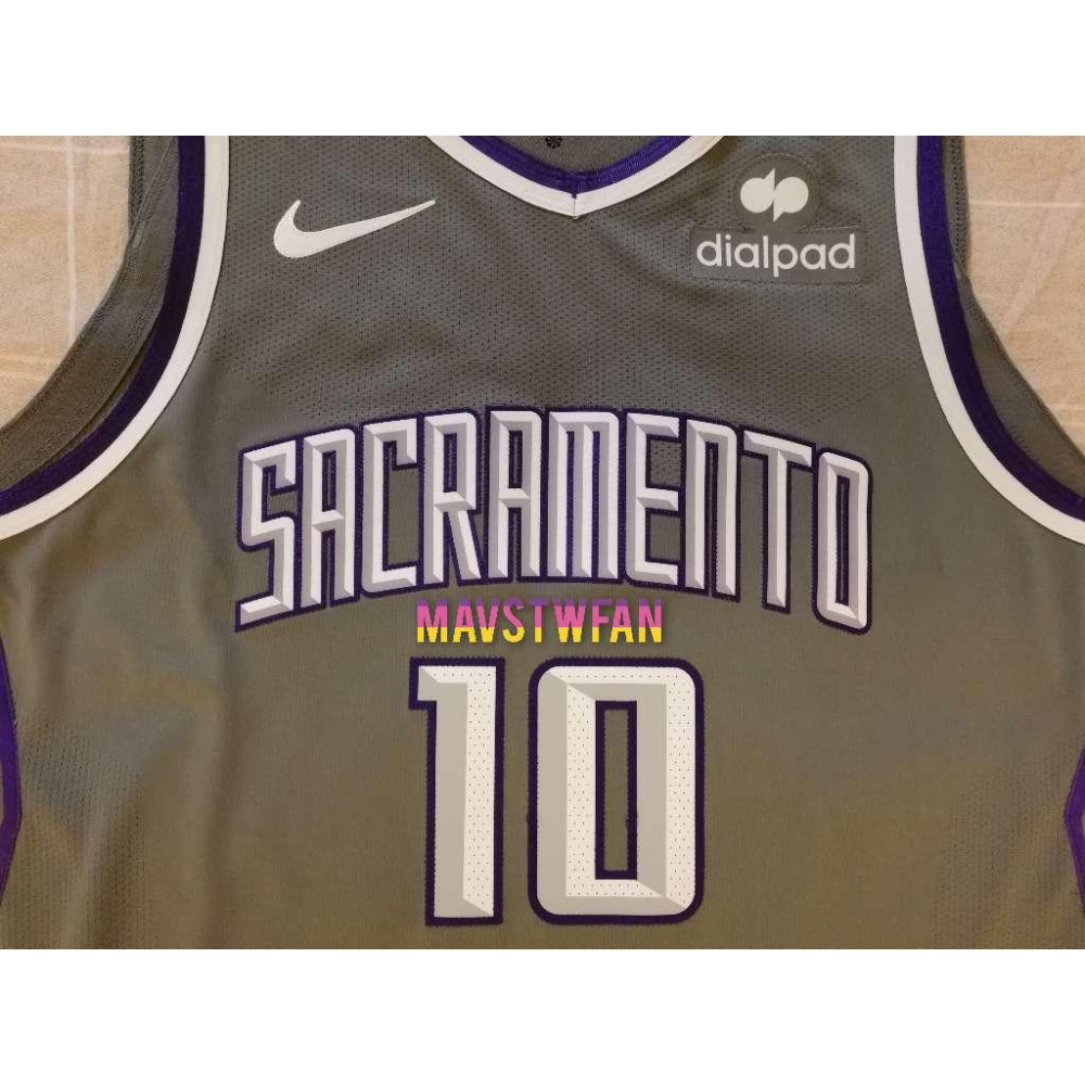 (出清特價) Nike Domantas Sabonis 國王 22/23 城市版 G底板球衣 (54+4，原生贊助標)-細節圖3