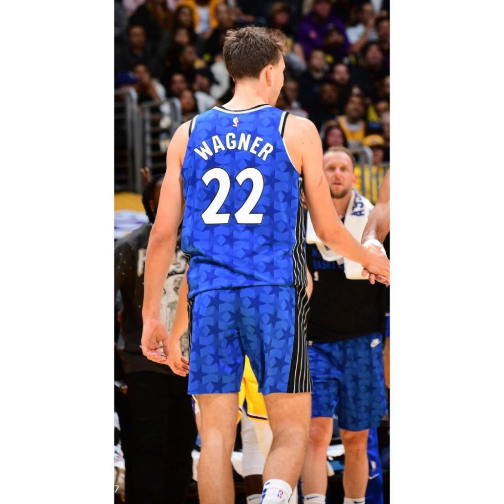 (出清特價) Nike NBA 奧蘭多魔術 Franz Wagner 23/24 復古版 背號短T (Sz. M)-細節圖4