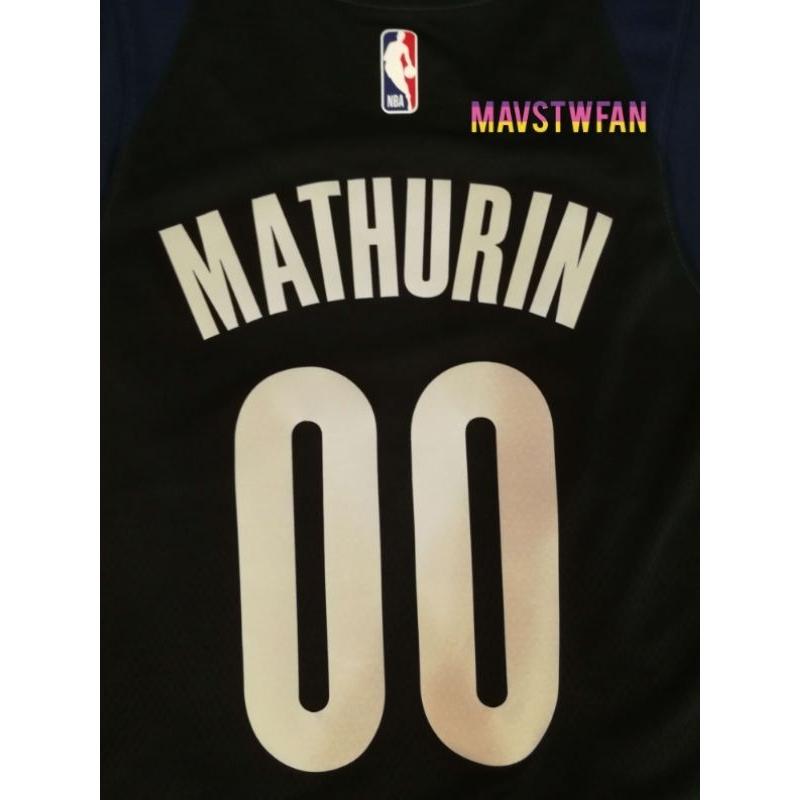(出清特價) Nike Bennedict Mathurin 印第安那溜馬 城市版 SW 球衣 (L 48，原生贊助標)-細節圖7