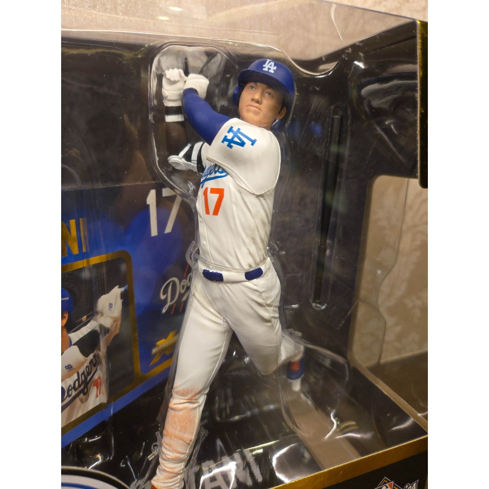 (最後一盒) 麥法蘭 MLB 2026 洛杉磯道奇 Shohei Ohtani 大谷翔平「白衣打擊動作普版」6吋運動人偶-細節圖5