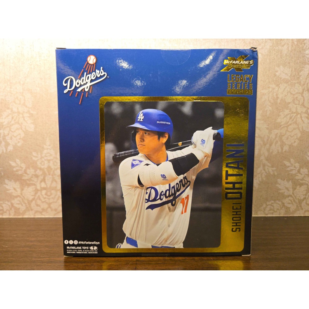 (最後一盒) 麥法蘭 MLB 2026 洛杉磯道奇 Shohei Ohtani 大谷翔平「白衣打擊動作普版」6吋運動人偶-細節圖8
